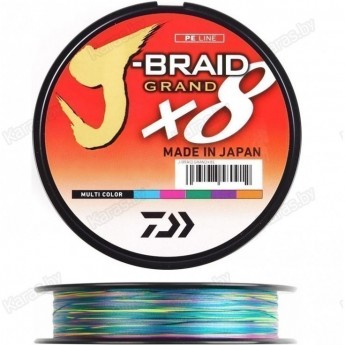 Шнур DAIWA J-BRAID GRAND X8E 300М 0,20ММ MULTI COLOR